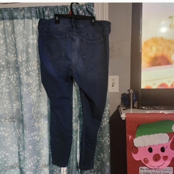 TORRID STILETTO ZIP JEGGINGS - DARK WASH 18t - Picture 7 of 7